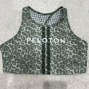 Peloton X WITH Wear It To Heart - Cheetah High Neck Sports Bra